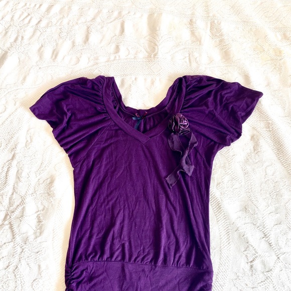 Like-New Sexy Deep Purple Rose Dress 🥀 - Picture 4 of 8